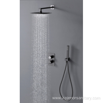 In-Wall Black Water Saving Shower Faucet